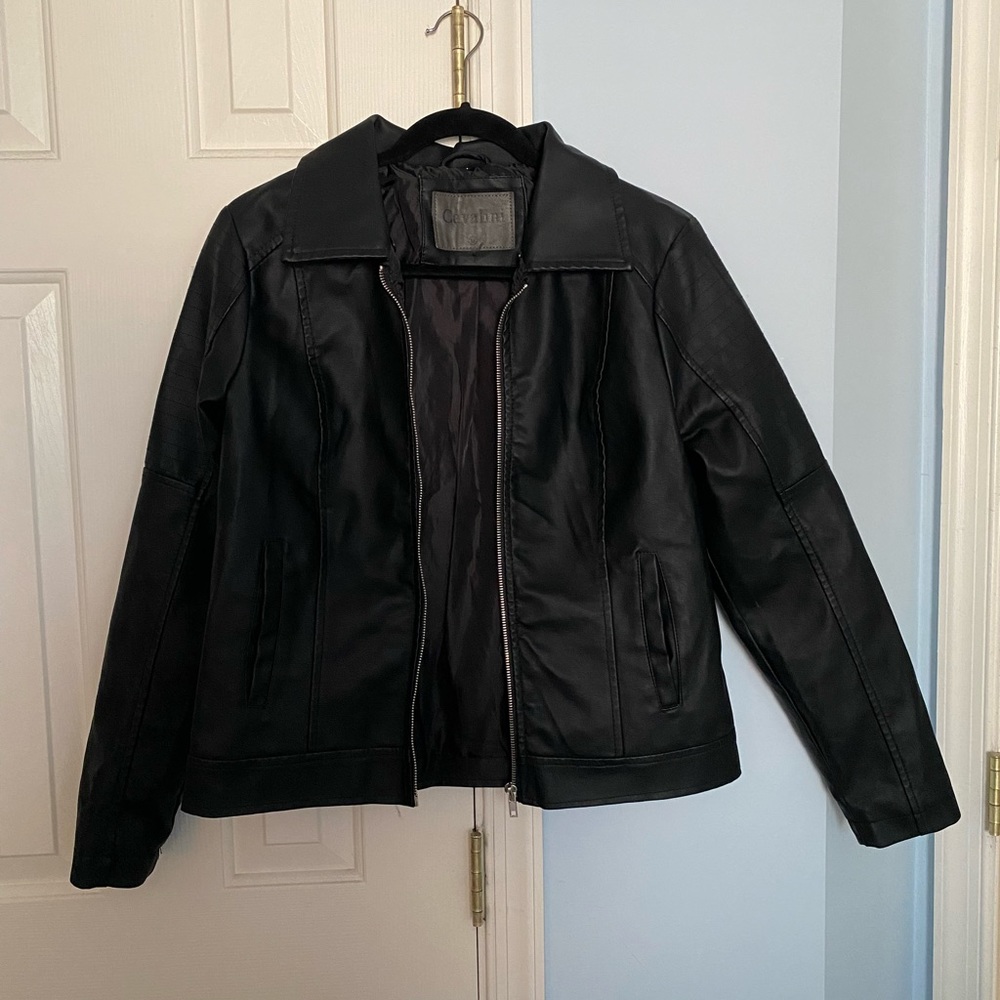 Cavilini leather jacket
